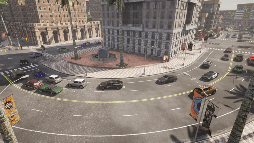 Differentiable Hybrid Traffic Simulation